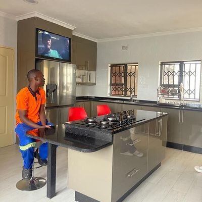 We offer carpentery services at affordable prices.
❗Modern fitted Kitchens
❗Morden fitted wardrobes
❗office furniture
❗aluminum works
❗morden TV stands