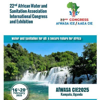 Official Twitter Handle for the African Water and Sanitation Congresss and Exhibition 2025 (AfWASA ISE/AAEA CIE) Kamapala-Uganda