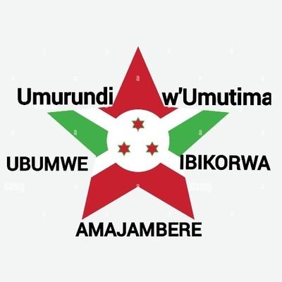 Ndi UMURUNDI W'UMUTIMA ashir'imbere UBUNTU mu BANTU. Ndanka AKARENGANYO ukwo koba kameze kose. INAMA isumba INGIMBA.

Retweets=not Endorsements