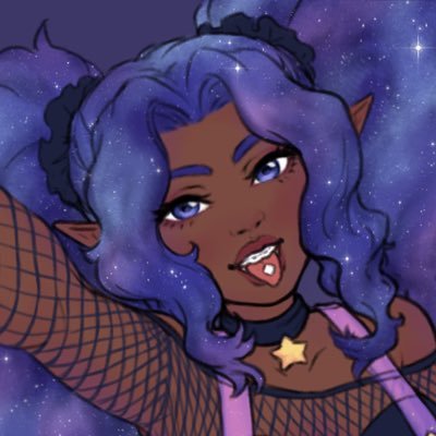 🔞 ONLY ~ 28 ~ black ayylien ~ enjoyer of alt baddies and starry haired cuties ~ commissioner ~ pfp: @(anonymous) banner: @astralgothicus