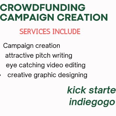 Are you in search of a crowdfunding expert to turn your brilliant idea into a fully funded success story? Look no further, lets's help you achieve your dreams.