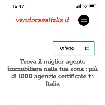 Trova il miglior agente immobiliare nella tua zona : più di 1000 agenzie certificate in Italia