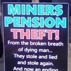 with the last breath of broken men
we will fight for what is rightfully ours
Our Pension Back.