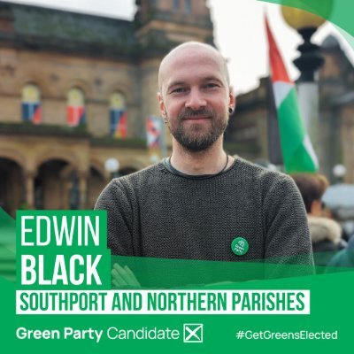 Green Party candidate for Southport 💚🌈
Published & promoted by Edwin Black c/o PO BOX 78066 SE16 9GQ