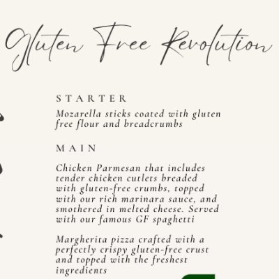 Revolutionalize your menu with new inclusive gluten free dishes that provide delicious meal solutions for everyone