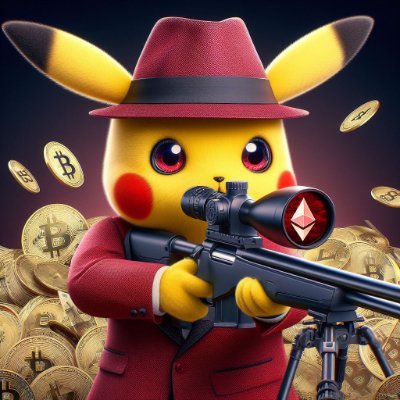 Pikachusplace.eth
Grinding to cash 'em all 💪  |  Dancing through the crypto rugs 📉 |  Multichain degen🟡🟣🔴 | Blockchain Detective 🕵️‍♂️| Investor
⚡️💵