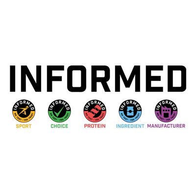 INFORMED (Sport, Choice, Protein, Ingredient & Manufacturer) Global quality assurance programs for nutrition supplement products, ingredients and manufacturers
