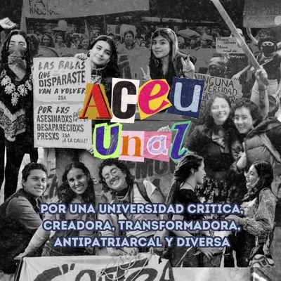 Asociación Colombiana de Estudiantes Universitarixs - Núcleo Universidad Nacional🔥
❤️ Crítica
🧡 Creadora
💛 Transformadora
💚 Diversa
💜 Antipatriarcal