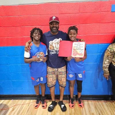 4 kids. Al'Koryan and Ja'Kobi Albert, Bernardus Jr and Braelyn Lacy🏈🏀⚾️🎽