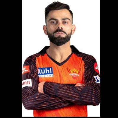 !!Virat kohli ❤️
!!Vijay devarakonda 🖤.                         
 Sunrisers Hyderabad🧡