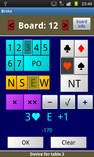 BridgeOnAndroid's profile picture. Brian is an electronic scoring system for the game of contract bridge. Using Android smartphones, BriAn can wireless score tournaments and café bridge.