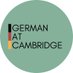 German at Cambridge & @germancambridge.bsky.social (@GermanCambridge) Twitter profile photo