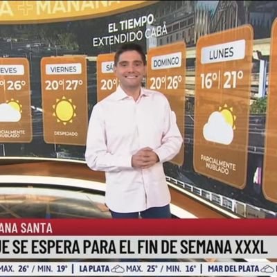 Meteorología, medios y comunicación. Instagram y TikTok: @meteonacho 
M.P 14834