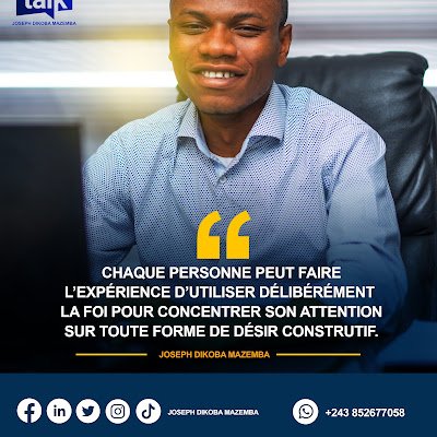 Joseph Dikoba Mazemba Entrepreneur et Directeur général de Global business group entreprise basé dans le commerce général en RDC.