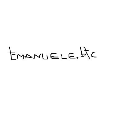 🟧
I am the lamp 🪔 containing the genius 🧞
emanuele.xrp  💸💸💸XRP
emanuele.btc  🦥🦥🦥₿
pounce.sol 🦄🦄🦄₷