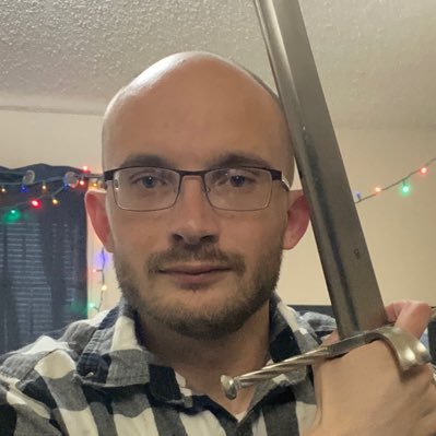 I’m a movie reviewer on YouTube, a game streamer on Twitch, and a sword enthusiast!