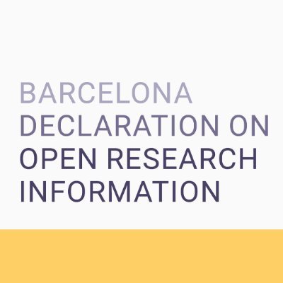 The Barcelona Declaration on Open Research Information was launched on April 16, 2024.