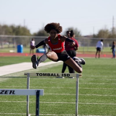 Tomball High School  ‘26                           hurdles & longjump