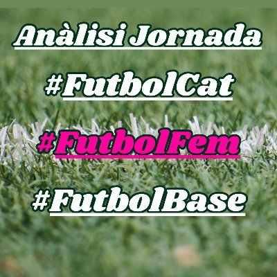 Seguidor i aficionat a totes les categories #futbol @FCF_CAT @rfef @LigaF_oficial @LaLiga2 informant de l´actualitat #Futbol #Futbolcat #Futfem #Futbase