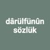 Dârülfünûn Sözlük (@DarulfununSoz) Twitter profile photo