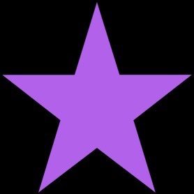 Purple Point Star