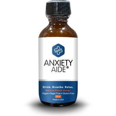 When anxiety and stress are on the attack, just drink, breathe and relax. Anxiety Aide is a 2oz shot with natural ingredients to help you get some peace.