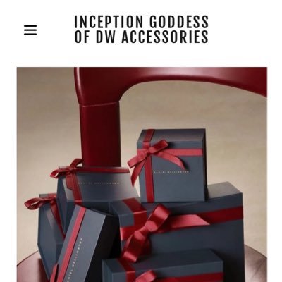 IAM A RESELLER OF DANIEL WELLINGTON ACCESSORIES. I BUY FROM THE MANUFACTURER.  TikTok: inceptions.dw accessories.  INSTAGRAM: Inceptiongdw_accessories