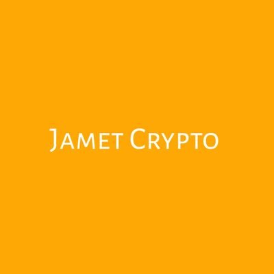 Hi, I'm Jamet Crypto, I'm going to be a billionaire this year🤲