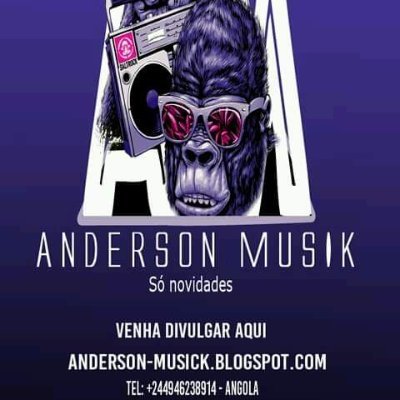 Anderson Musick é uma multiplataforma que veio com intuído de ajudar os novos valores e os consagrados.
+inf: (+244946238914)
facebook: Anderson Musick