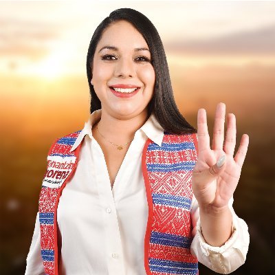 Candidata a Presidenta Municipal de San Pedro Cholula por Morena y la Coalición Sigamos Haciendo Historia en Puebla.