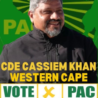 Cassiem is the lead candidate for the PAC of Azania in the Western Cape for the 2024 National and Provincial Elections in South Africa