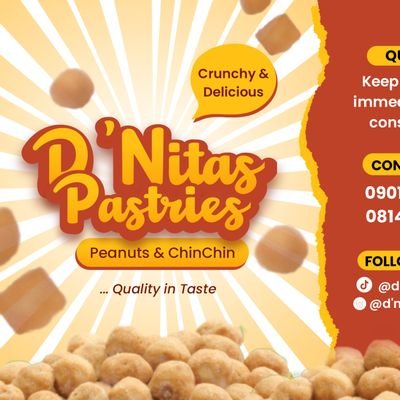 Quality Meals and Snacks For Your Taste buds🫠🥗🥜
#BestPeanutInLagos🥜
#InterstateDelivery🚚🥗
FreshlyCoatedPeanutBurger
MilkyandCrunchyChinChin
NaijaJollof🥘