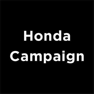 Honda（本田技研工業）の キャンペーン公式アカウントです。
Honda のキャンペーン情報をお届けします。