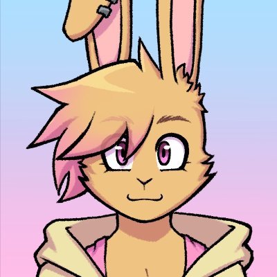 25 | Nonbinary dudekisser (they/them) 🏳️‍🌈 | Sonic brainrot, Guilty Gear lore enthusiast | Canonically a bunny 🐇 | pfp by my boyfriend @Astraltoon_Art 💙🩷