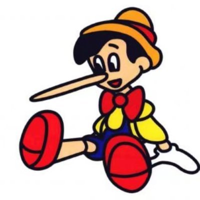 Pinocchio comes from the fairy tale of a little boy who lies. When he lies, he turns into a long nose.

https://t.co/bzLCyuteVB