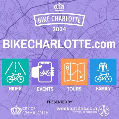 BIKE CHARLOTTE is a celebration of all things cycling in Charlotte that coincides with National Bike Month.