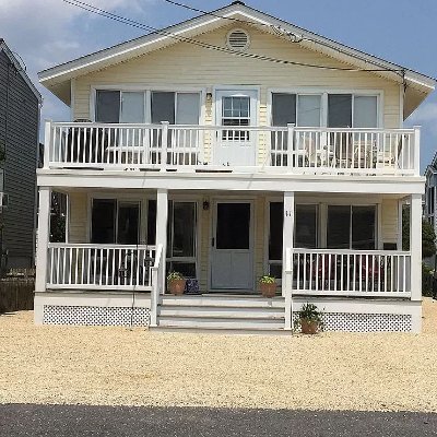 Long Beach Island Summer renatl property located just 5 houses from the beach in Brant Beach NJ.   Sleeps 6 comfortably, 3 bed 1 bath duplex property.  Enjoy!