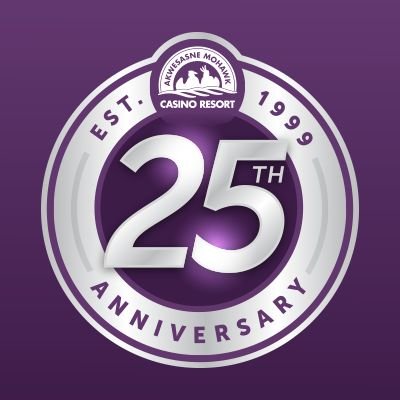 We're turning 25! 🥳 Thank you to all of guests, associates, and community members for making the Akwesasne Mohawk Casino Resort home for the last 25 years.