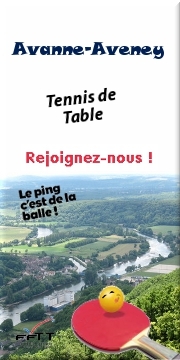 Association de pratique du Tennis de Table en loisir et en compétition, basée dans la commune d'Avanne-Aveney (25720).