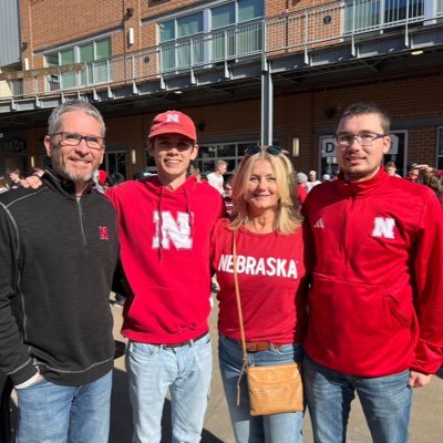 Husband, father and Husker. Lucky, blessed and grateful to be all three.
