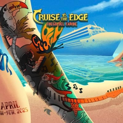 Home of the worlds greatest progressive rock cruise! NEW Sailing April 4-9, 2025 from Miami, FL🐙                                🛳️ #cruisetotheedge