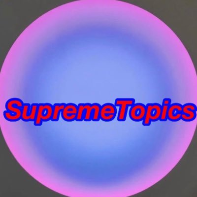 SupremeTopics Profile Picture