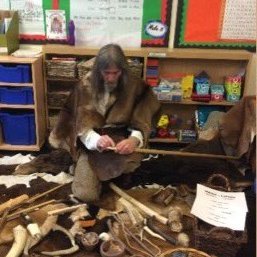 Professional educator for over 30yrs, flint knapping neolithic man providing the very best #KS2 Stone Age school visits in the North West, UK