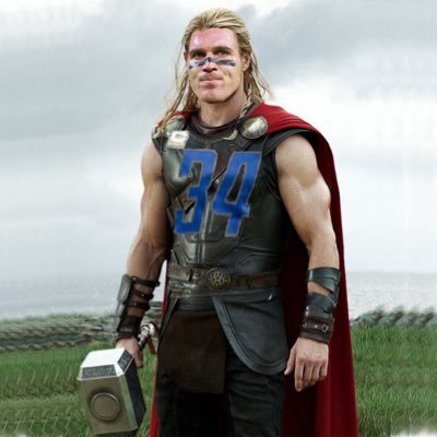 God of tackles, guardian of the den and owner of a massive hammer. Not affiliated with NFL superstar Alex Anzalone #BulgeArmy