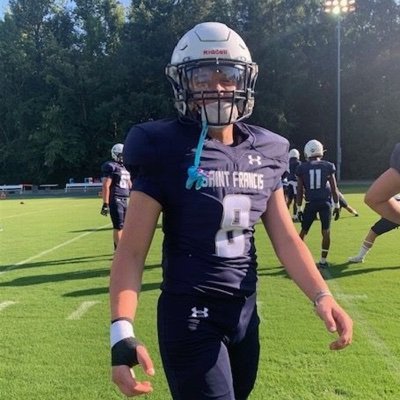 6’0
205 
ATHLETE - OLB (Football) - Catcher (Baseball)- Weight Class 190(Wrestling)
GPA 3.0
Class of 2027