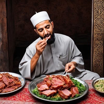 prophet of Allah-proud grandpa of Osama bin laden-creator of Quran-13 wives-loves pork sandwiches and ribs-worlds best terrorist!