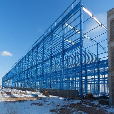 We offer steel structure construction for warehouse, workshop, metro platfotm, parking lot,etc.(Customization)