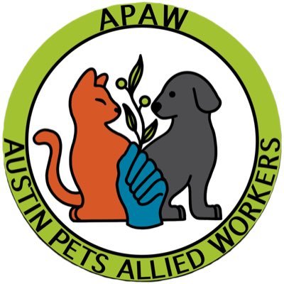 Worker-led union of Austin Pets Alive! employees coming together to create a better Pawstin for all y'all 🐾✊ #1u #pawlidarity #lendapaw