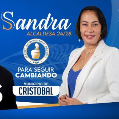 apoyando a sandra peña y nuestro presidente abinader en cristobal