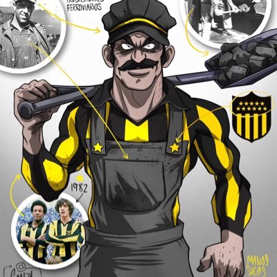 Abrazado a la gloria para toda la vida. PEÑAROL